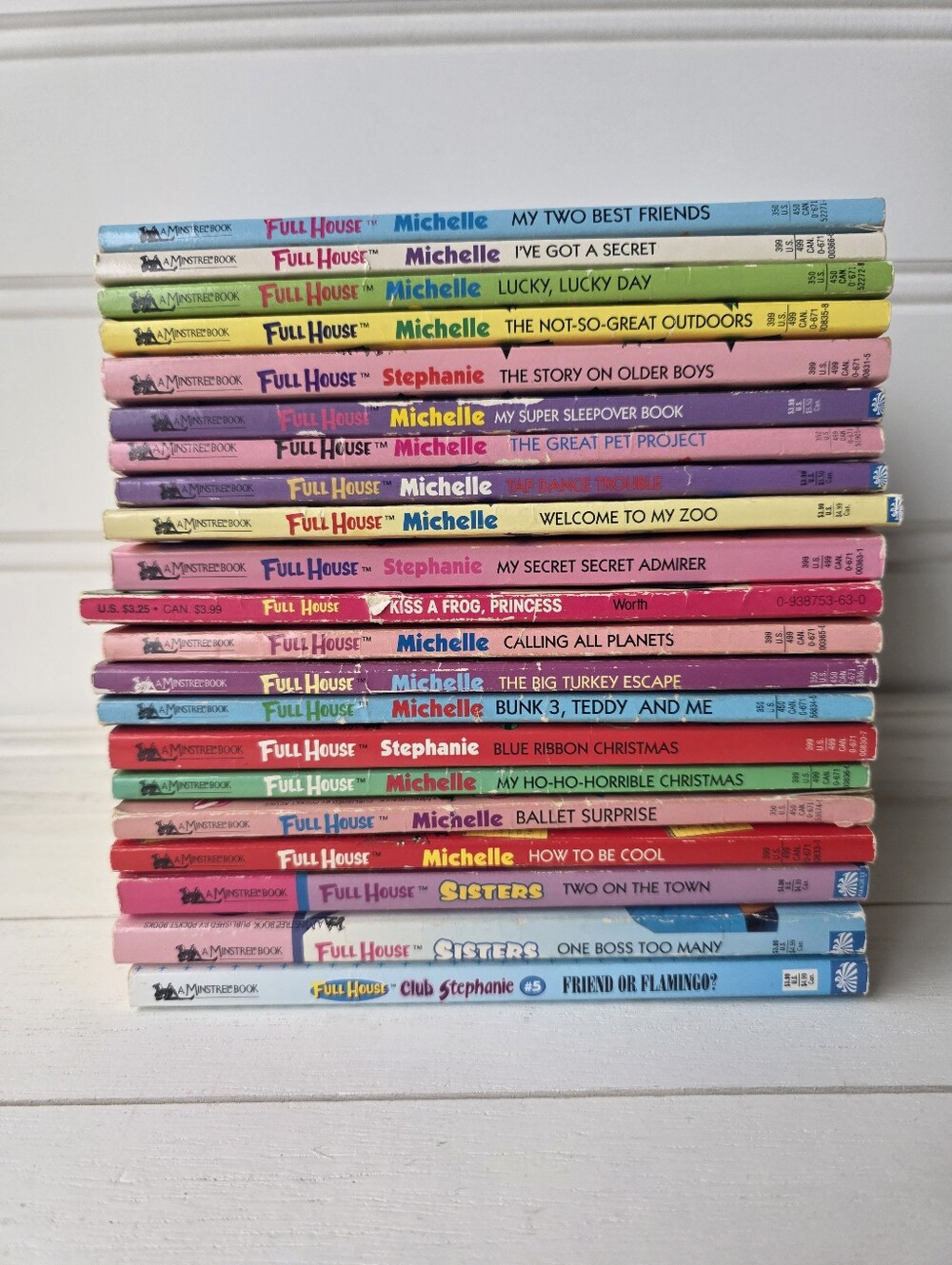 Vintage 90s Full House Michelle Tanner Mary Kate Ashley Olsen 21 Books Lot